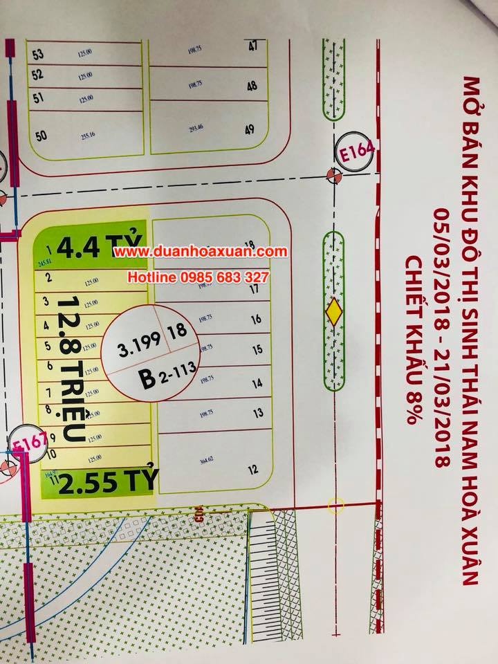 Mở bán block mới Nam Hoà Xuân B2-67, B2-68, B2-106, B2-113
